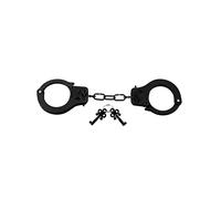 Pipedream Fetish Fantasy Metal Designer Handcuffs Black