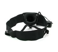Pipedream Fetish Fantasy Vibrating Hollow Strap-On, 6 Inch, Black
