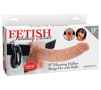 Pipedream - Fetish Strap-On 9" - strap-on vibrator (natural)