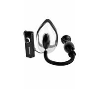 Pipedream Fetish Fantasy Extreme Vibrating Pussy Pump Clear & Black 5.5 Inch