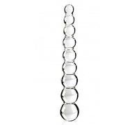 Pipedream Icicles No. 02 Hand Blown Glass Massager, Clear