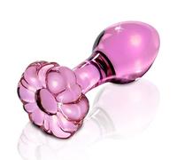 Glass anal icicles number 48 - Depth: 70 mm, Couleur: White, Rayon: Couple, Width: 100 mm, Length: 150 mm