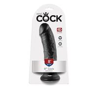 King Cock 8" Cock Black 8 Inch