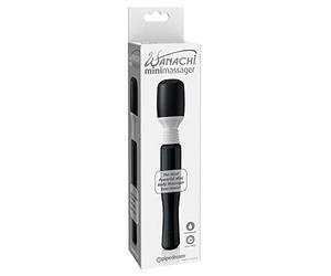 Pipedream Mini Wanachi Waterproof Wand Massager, 8 Inch, Black