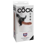 Pipedream Strap-on Harness with Cock - Tan, 0.83909 kg