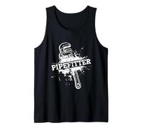 Pipefitter Grunge Wrench Plumping Tank Top