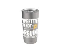 Pipefitter Steamfitter Plumber Tradesman Piping System Stainless Steel Insulated Tumbler