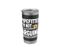 Pipefitter Steamfitter Plumber Tradesman Piping System Stainless Steel Insulated Tumbler
