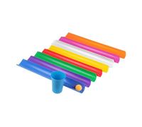 Pipeline Challenge Games 8 Colors Pipeline Challenge Set, Team Building Activities, Multicolor Group Games, Teamwork Kit for Outdoor Youth Sports, Teens Gym School, 40cm