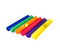 Pipeline Challenge Kit for Team Building, 6 Half Pipes & Ball, Group Party Games for Kids Teens Adults, Coordination Exercise Activity