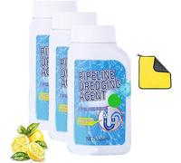 Pipeline Dredging Agent,2025 New Powerful Quick Cleaning Drain Toilet Cleaner Tool, Multi-Purpose Pipe Cleaner for Kitchen Bathroom Toilet, Drains Blockage Cleaner (3pc)