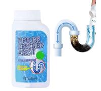 Pipeline Dredging Agent, Powerful Sink & Drain Cleaner, 350g Sink Drain and Pipeline Dredging Agent, Drains Blockage Cleaner for Kitchen and Toilet Pipelines Quick Cleaning