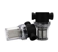 Pipeline Filter 1pcs 1/2'' 3/4'' 1'' Garden Watering, Plastic Irrigation System Impurity Prefilter, Aquaculture Household Water Pipe(0.5 Inch 80 Mesh in)