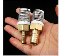 Pipeline Filter,1pcs 6~19mm Hose Filter Car Wash Garden Irrigation Filters, Brass Strainer Sprayer Pump Filtering Net Stainless Steel Mesh Filter(10mm)