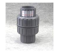 Pipeline Filter,Inline Mesh Screen, Inline Check Valve,Plastic,32-63mm Inner Diameter PVC One Way Non Return Pipe Fitting for Garden Irrigation Aquarium Fish Tank,1pcs(Inner Dia.63mm)