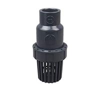 Pipeline Filter,UPVC Bottom Valve Water Filter, I.D 20 25 32 40 50 63mm Water Pump Water Inlet Outlet Filter, PVC Check Valve Aquarium Fittings, 1pcs(Inner Dia.40mm)
