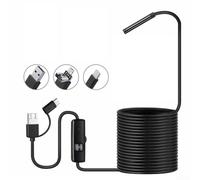 Pipeline Inspection and Unclogging 3 in 1 Industrial Sewer Camera for Android, 5 5mm Underwater Device with Control Box to Adjust Light and Camera (A-3.5M)