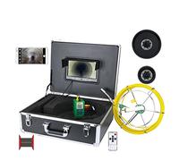 Pipeline Inspection Camera, Sewer Camera 9 Inch Pipe Pipeline Inspection Camera WiFi Wireless 17MM Waterproof Industrial Pipe Endoscope Camera System Video 20M/30M/40M/50M(F9119WF-20M)