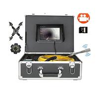 Pipeline Inspection Camera, Sewer Camera Pipe Pipeline Inspection Camera with 7inch Monitor 20M/30M/40M/50M Sewer Pipe Inspection Video Camera with Auto Balance Auto Self Leveling(F927DABTX-30M)