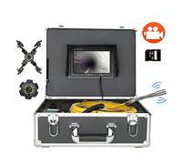 Pipeline Inspection Camera, Sewer Camera Pipe Pipeline Inspection Camera with 7inch Monitor 20M/30M/40M/50M Sewer Pipe Inspection Video Camera with Auto Balance Auto Self Leveling(F927DABTX-50M)