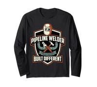Pipeline Welder Field Tested Built Different Design Long Sleeve T-Shirt
