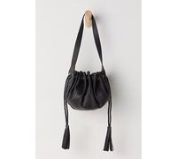 Piper Drawstring Pouch at Free People in Black Distressed - female