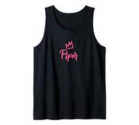 Piper The Queen/Pink Crown & Name for Women Called Piper Tank Top