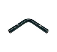 Pipercross Silicone Hose - 90° Elbow, 16mm Bore, 4-Ply, 152mm Legs - Black Black