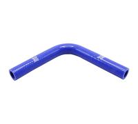 Pipercross Silicone Hose - 90° Elbow, 16mm Bore, 4-Ply, 152mm Legs - Blue Blue