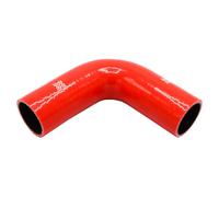 Pipercross Silicone Hose - 90° Elbow, 50.8mm Bore, 4-Ply, 152mm Legs - Red Red