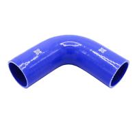 Pipercross Silicone Hose - 90° Elbow, 61mm Bore, 4-Ply, 152mm Legs - Blue Blue