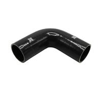 Pipercross Silicone Hose - 90° Elbow, 63mm Bore, 4-Ply, 152mm Legs - Black Black