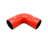 Pipercross Silicone Hose - 90° Elbow, 76mm Bore, 4-Ply, 152mm Legs - Red Red