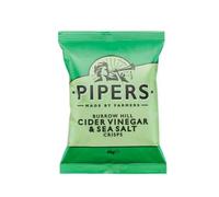 Pipers Burrow Hill Cider Vinegar & Sea Salt Crisps 40g x 30 pack