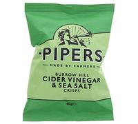 Pipers Crisps Somerset Cider Vinegar/Salt 40g (Pack of 24)