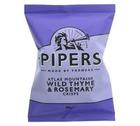 Pipers Crisps Wild Thyme & Rosemary - 40g ( pack of 24 )