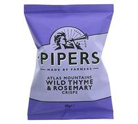Pipers Crisps Wild Thyme & Rosemary 40g (Pack of 24)