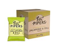 Pipers Delicias Jalapeno & Dill Crisps - 24x40g