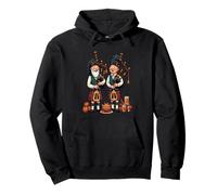 Pipers Duties For The Haggis Procession Burns Night Art Pullover Hoodie
