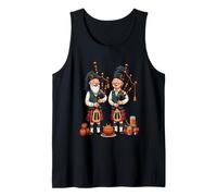 Pipers Duties For The Haggis Procession Burns Night Art Tank Top