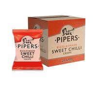 Pipers Gluten-Free Biggleswade Sweet Chilli Flavour Vegan Crisps Multi-Pack (24)