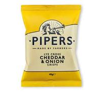 Pipers Lye Cross Cheddar & Onion Taster Pack 8x40g