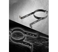 Pipes Brackets Stainless Steel Chimney Pipe Wall Support Bracket, for Various Chimney Flue, Heating Stove or Fireplace(Primary Color,12cm)