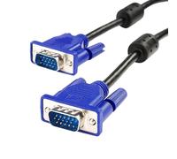 Pipestation 1.5m VGA-to-VGA Cable | Full HD 1080p Monitor Cable | Fully Shielded Secure and Reliable Male-to-Male Connection for PCs, Laptops, Monitors, Projectors and More | PC Cables for Computers