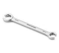 Pipestation 15mm & 22mm Compression Fitting Split Ring Spanner | Double End Open Ring Flare Nut Wrench | Plumbing Compression Nut Tool for Tight Spaces | Drop Forged Steel