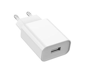 Pipestation® EU 2 Pin to USB Plug Travel Adapter Charger | Euro Wall Adaptor with USB Port | European Universal Power Charging Converter compatible with iPhone Samsung Phones Tablet Shaver Toothbrush