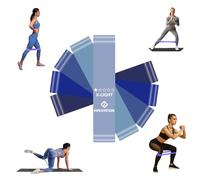 Pipestation Resistance Bands Set 5 Pack 5-30lbs (2.27-13.6kgs) - Exercise Bands for Women - Mini Loop Pilates Band for Gym Workout & Physio Stretching - Natural Rubber Booty Bands for Hip Thigh Glute