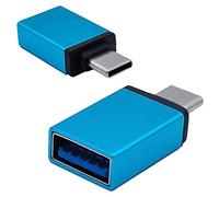 Pipestation USB C to USB Adaptor 2 Pack - USBA to USBC Adapter - USBA to USBC Adapter - Compatible with MacBook Pro, Air, iPhone, Samsung & Other Type-C Devices - Type-C Plug