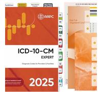 pipi&gigi Tabs for ICD-10-CM 2025 Expert Codebook - Easy Navigation for Medical Coding Books (for AAPC Version