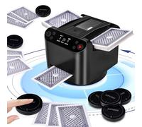 Pipihome 2-in-1 Automatic Card Shuffler and Dealer Machine, 2 Deck Card Shuffler Machine with 4 Drawing Remotes, Poker Card Shuffling Machine for UNO Blackjack Texas Hold'em Card Game